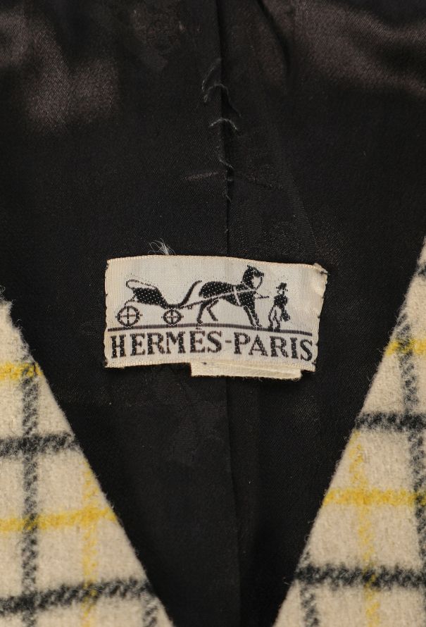 Hermès Tattersall Riding Vest, 1960s - 5