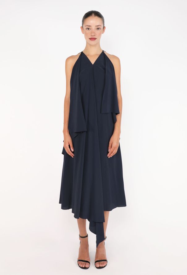 Balenciaga Layered Silk Halter Dress, F/W 2000 - 6