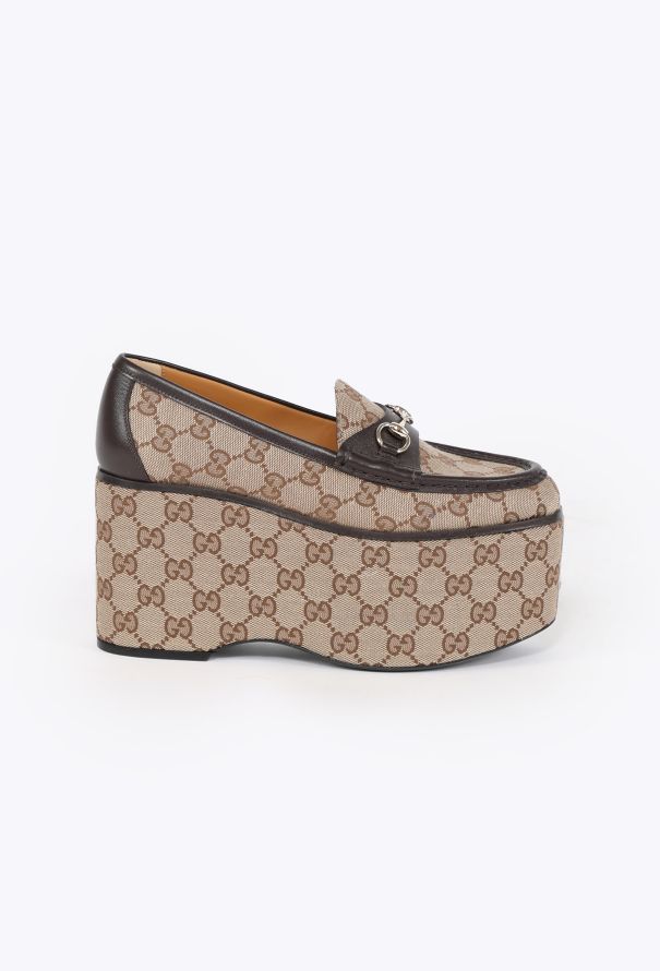 Gucci Monogram Canvas Platform Loafers, S/S 2024 - 1