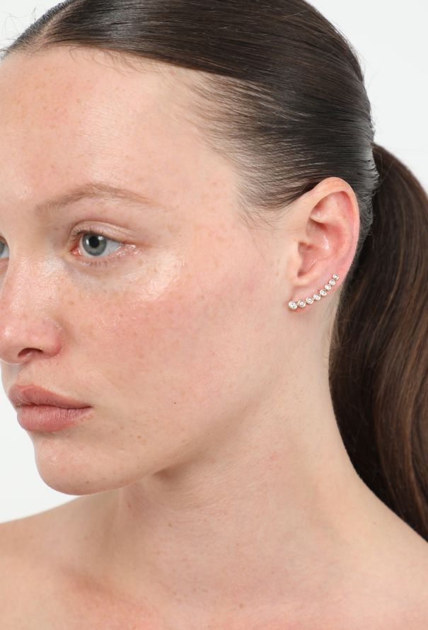 Modern Fine Jewelry Jacquie Aiche 18k Yellow Gold & Diamond Single Earring - 5