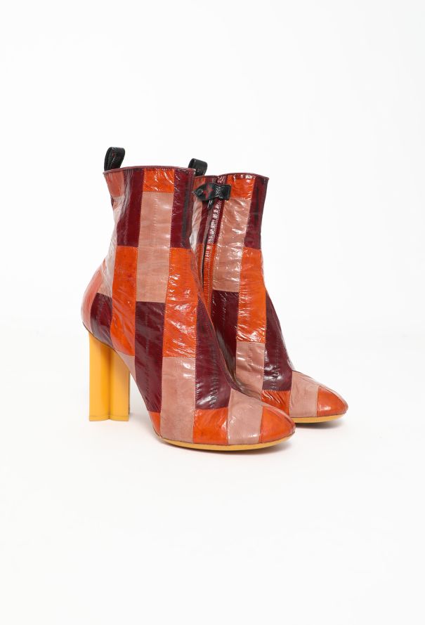 Louis Vuitton S/S 2015 'Swinging' Patchwork Boots - 3 Louis Vuitton S/S 2015 'Swinging' Patchwork Boots - 3