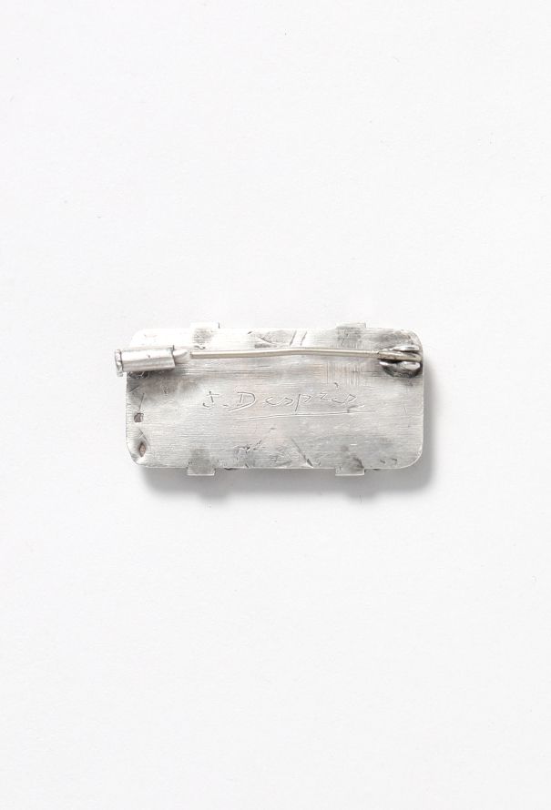 RARE 1930s J.Despres Hammered Brooch - 3 RARE 1930s J.Despres Hammered Brooch - 3