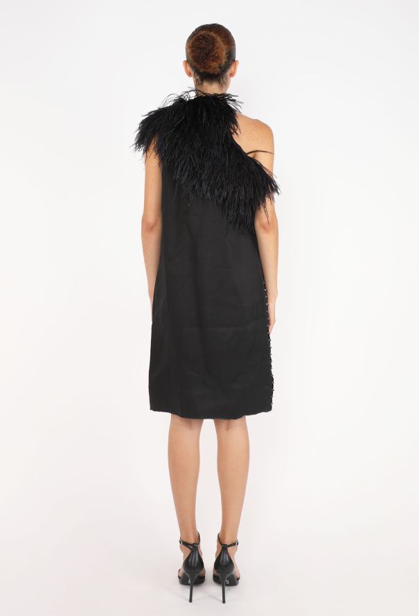 Lanvin Ostrich Feather Eyelet Dress, S/S 2008 - 6