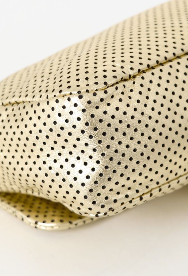 Chanel Perforated Metallic Gold 2.55 - 9