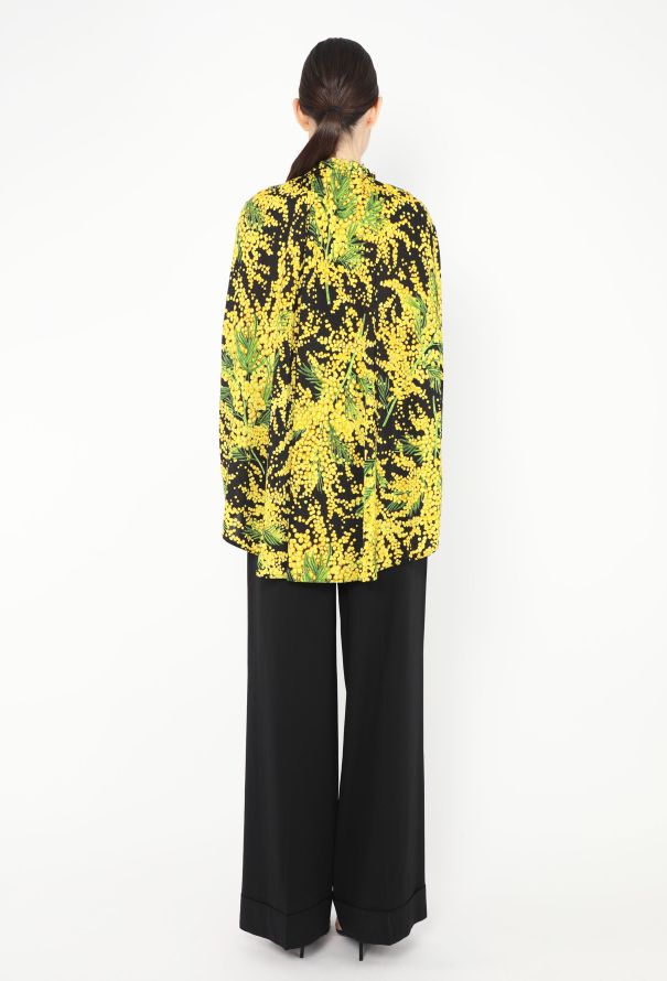 Balenciaga F/W 2020 Draped Floral Tunic - 6