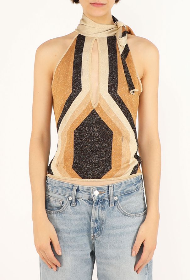 Gucci Lurex Graphic Top, 2000 - 1