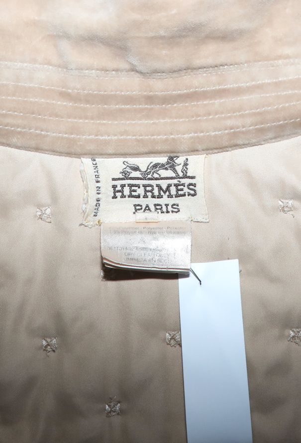 Hermès Vintage Quilted Car Coat - 6