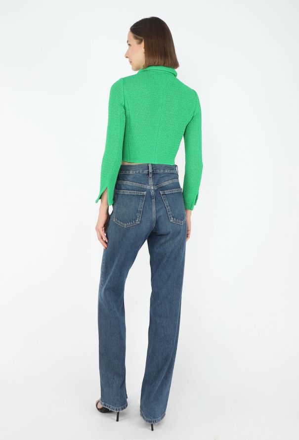 Bottega Veneta S/S 2021 Crochet Cropped Jacket - 8