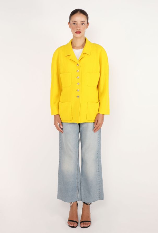 Chanel Tweed 'CC' Hourglass Blazer, 1995 - 2