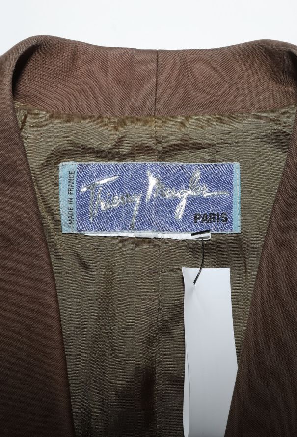 Thierry Mugler Rare 1990 Cinched Blazer Ensemble - 9