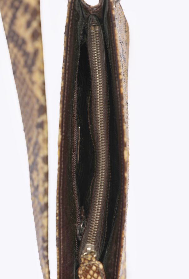 Prada Vintage Python Shoulder Bag - 12