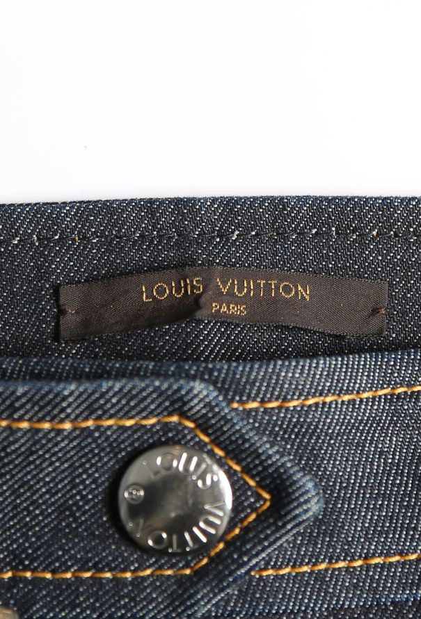 Louis Vuitton Pre-Fall 2015 Cotton Zipper Jeans