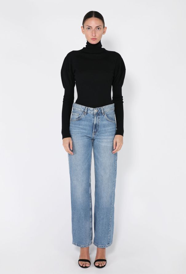 Alaïa Puff-Sleeve Bodysuit Ensemble, F/W 1989 - 7