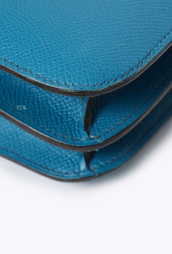 Hermès Bleu Izmir Epsom Constance Elan 25 - 14