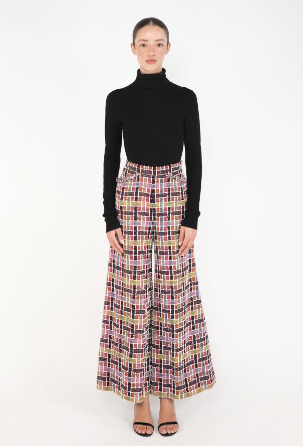 Chanel Pre-Fall 2023 Paris-Dakar Tweed Trousers - 1