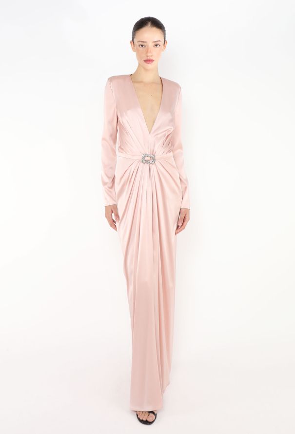 Alexandre Vauthier 2019 Charmeuse Gown - 1