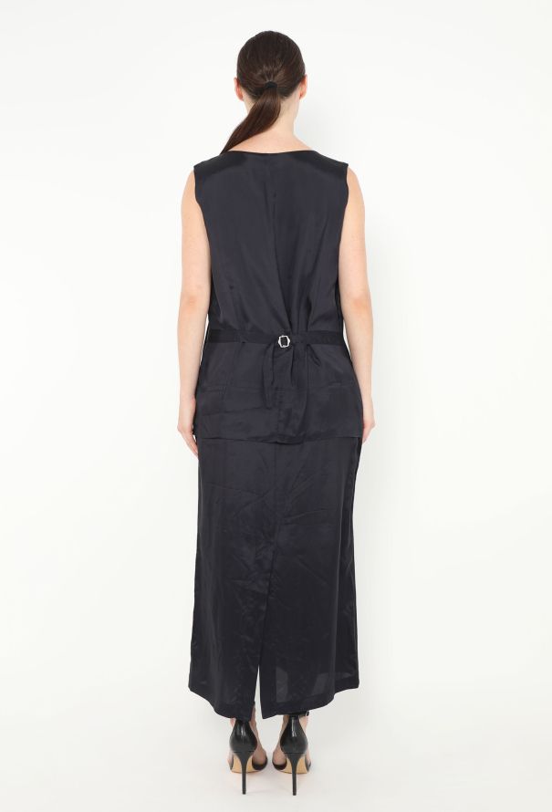 Comme des Garçons '90s Belted Twill Maxi Dress - 2 Comme des Garçons '90s Belted Twill Maxi Dress - 2