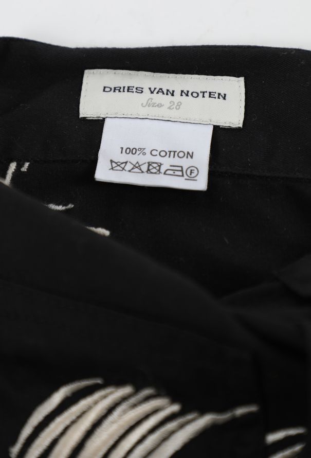 Dries Van Noten S/S 2016 Embroidered Wide Leg Pants - 6