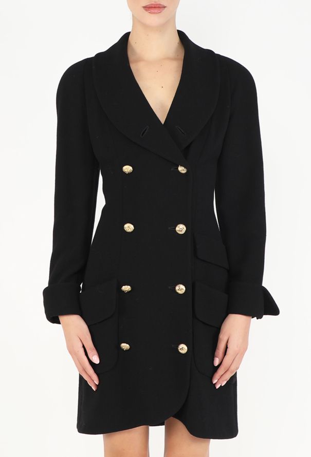 Chanel COLLECTOR 1990 Double-Breasted 'CC' Coat - 5
