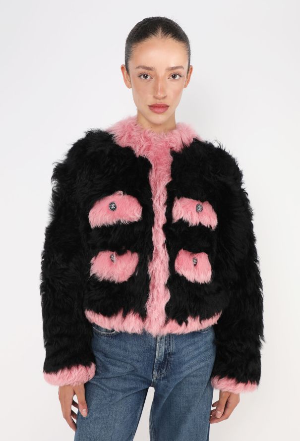 Chanel F/W 2021 Shearling 'CC' Jacket - 1