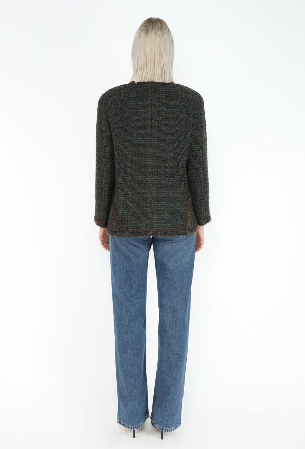 Chanel Campaign F/W 1998 Tweed Braided Jacket - 6