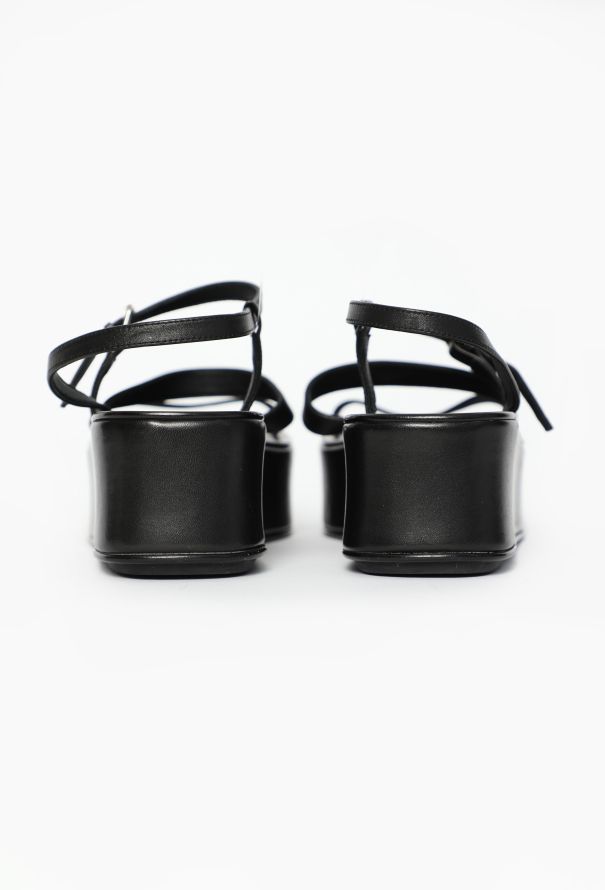 The Row Platform Leather Sandals, 2023 - 4