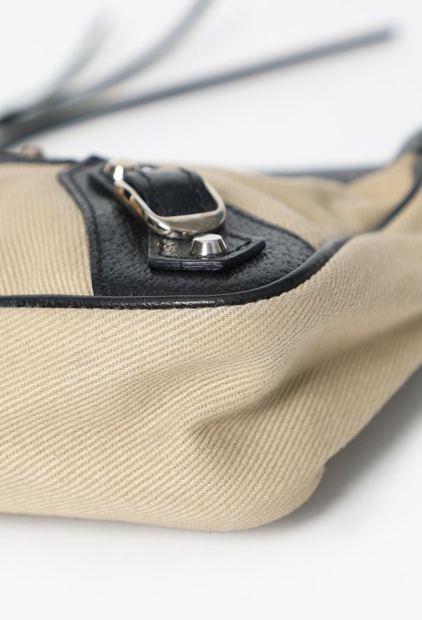 Balenciaga Early 2000s Canvas Motorcycle City Clutch - 7