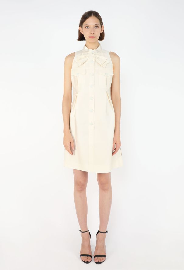 Chanel Piqué 'CC' Silk Dress - 2