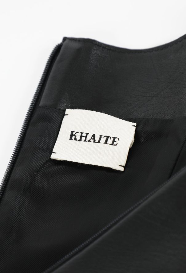 Khaite F/W 2022 Audra Lambskin Bustier Top - 6