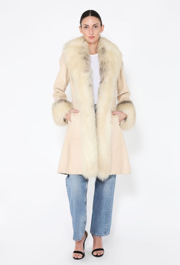 Blumarine F/W 2008 Fox Fur Trim Coat - 5