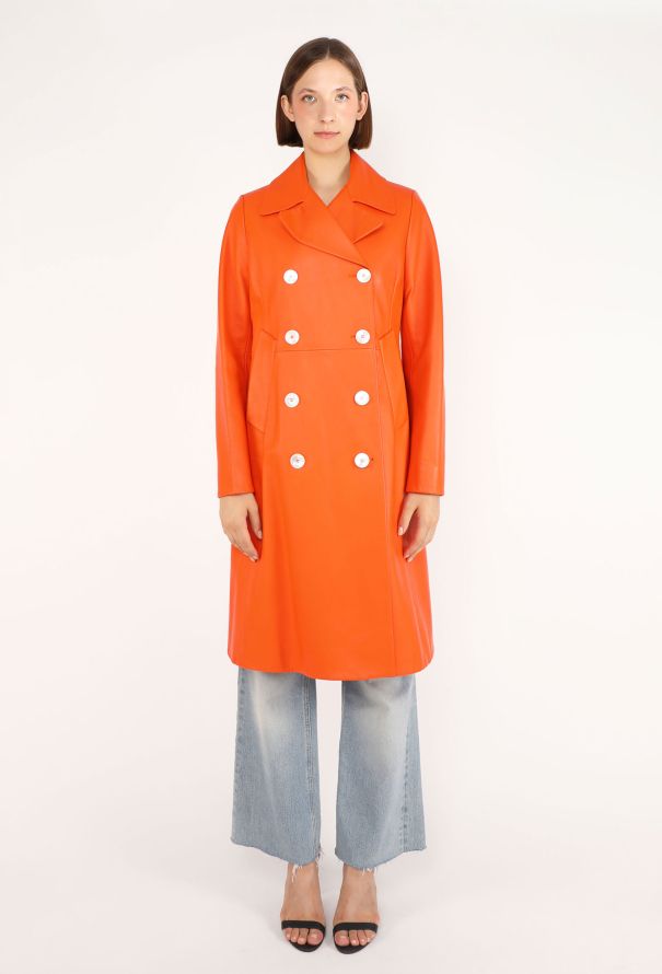 Prada Lambskin Leather Coat, S/S 2020 - 1