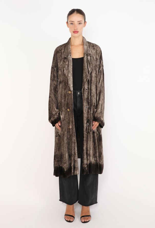 Issey Miyake Velvet Ombré Cardigan, 2003 - 2