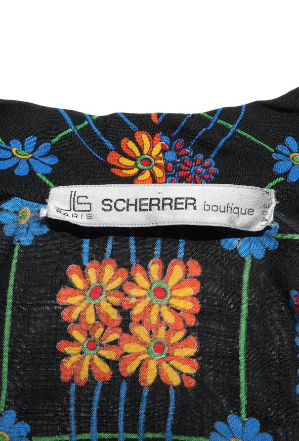 Jean-Louis Scherrer '70s Floral Ensemble - 5