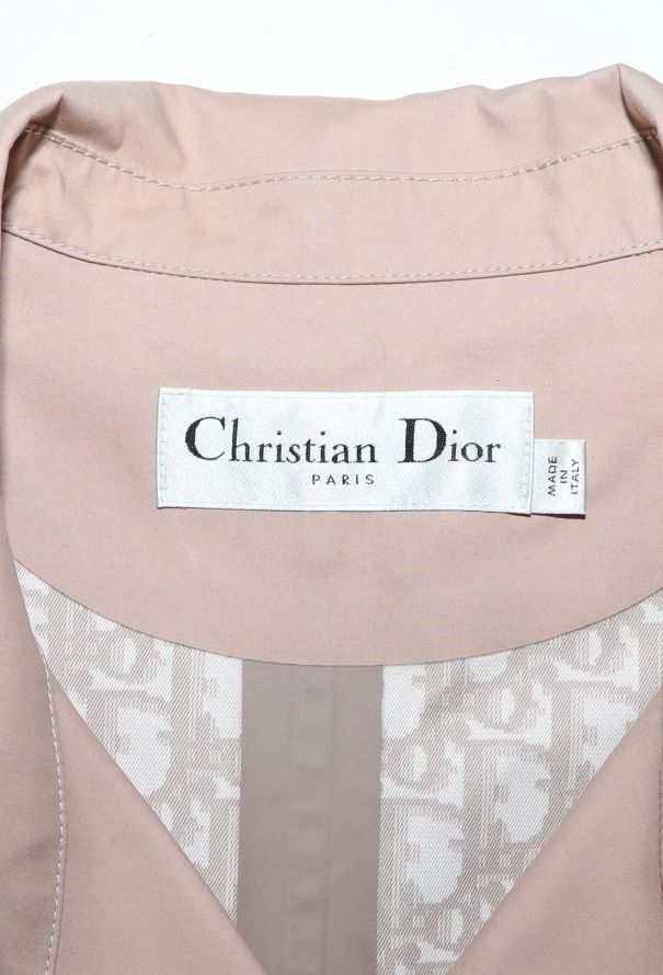 Dior Belted Monogram-Lined Trench - 7