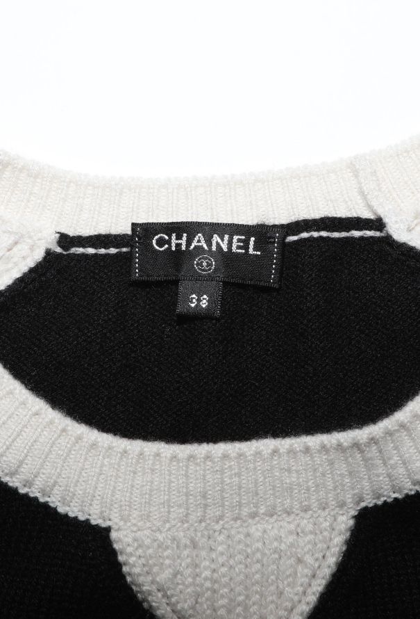 Chanel 2020 Bicolor Cashmere Sweater - 5