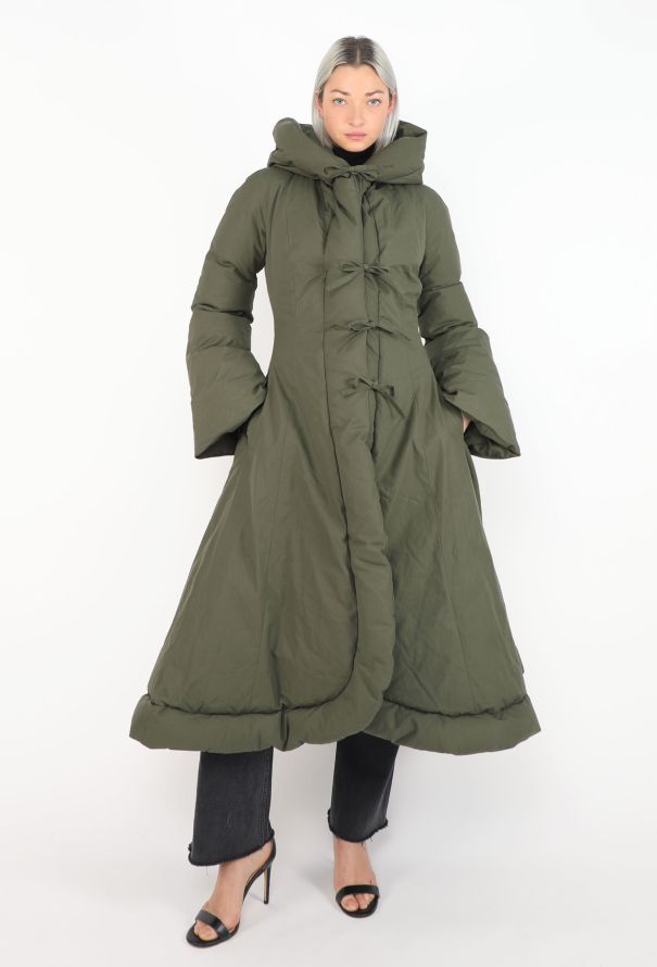Loewe 2020 Flared Puffer Coat - 2