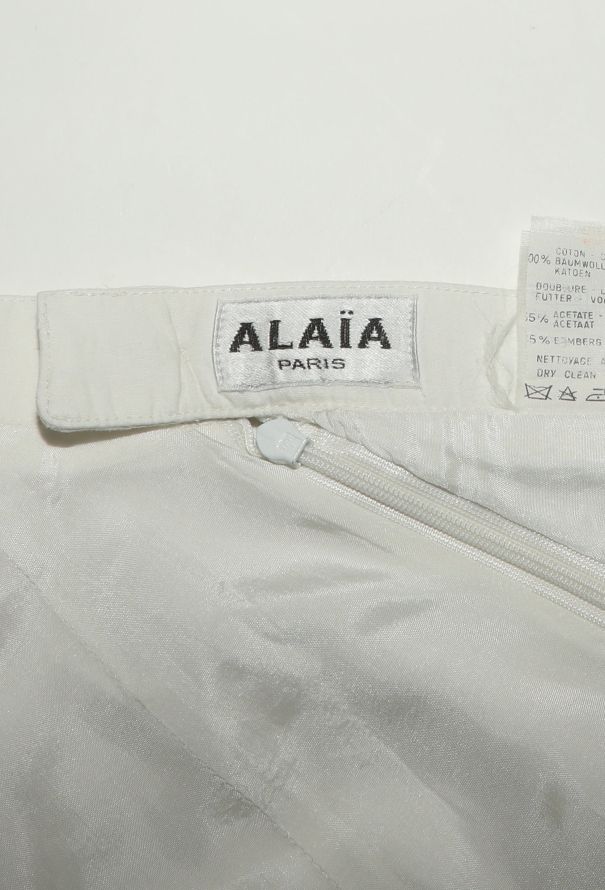 Alaïa S/S 1992 Ruffled Fluted Skirt - 6
