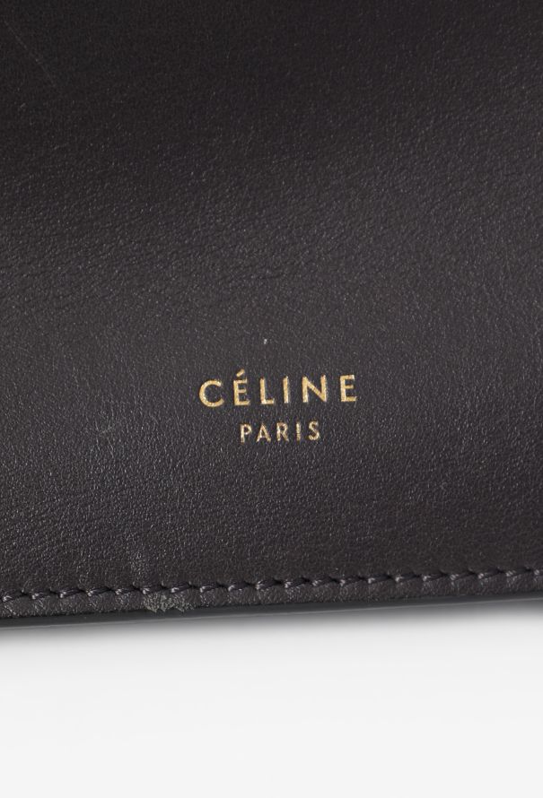 Céline Mini Leather Clasp Bag Brown - 12
