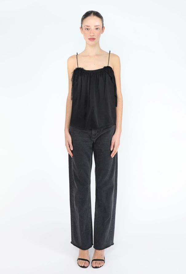 Balenciaga S/S 2001 Le Dix Net Ruffled Camisole - 3