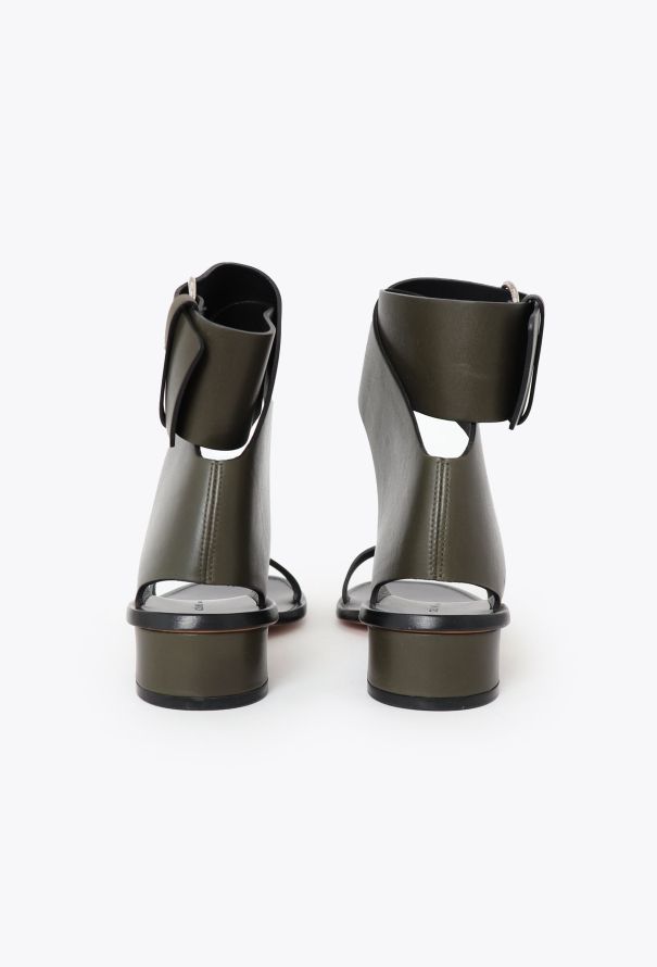 Céline Leather Gladiator Sandals - 4