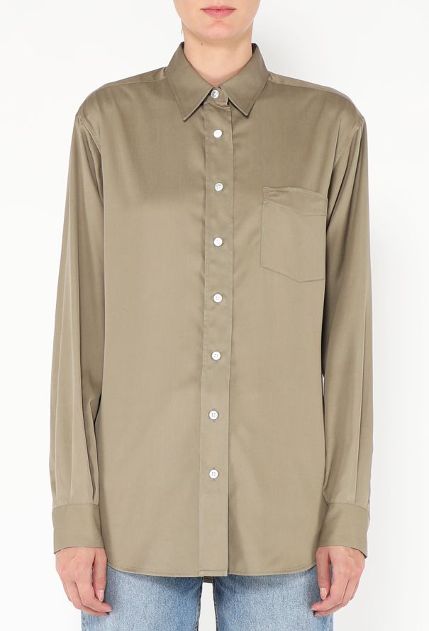 The Row 2024 Sveva Silk Shirt - 2 The Row 2024 Sveva Silk Shirt - 2