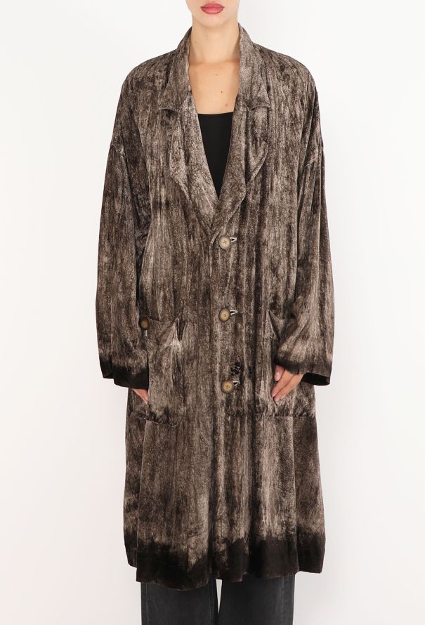 Issey Miyake Velvet Ombré Cardigan, 2003 - 3