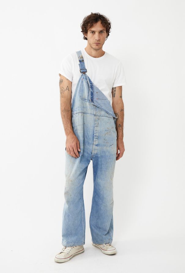 Men's Vintage 1960s Big Mac Denim Overalls - 1
