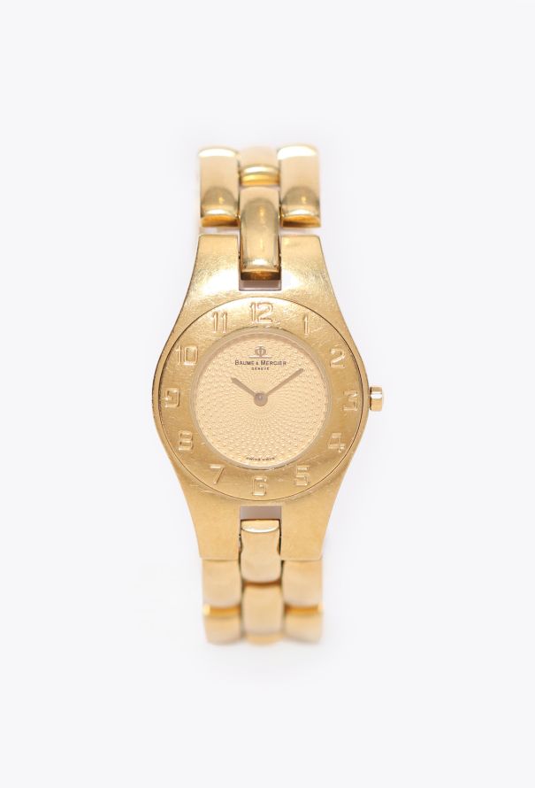 Vintage Fine Jewelry Baume & Mercier 18K Yellow Gold  Linea Watch - 1