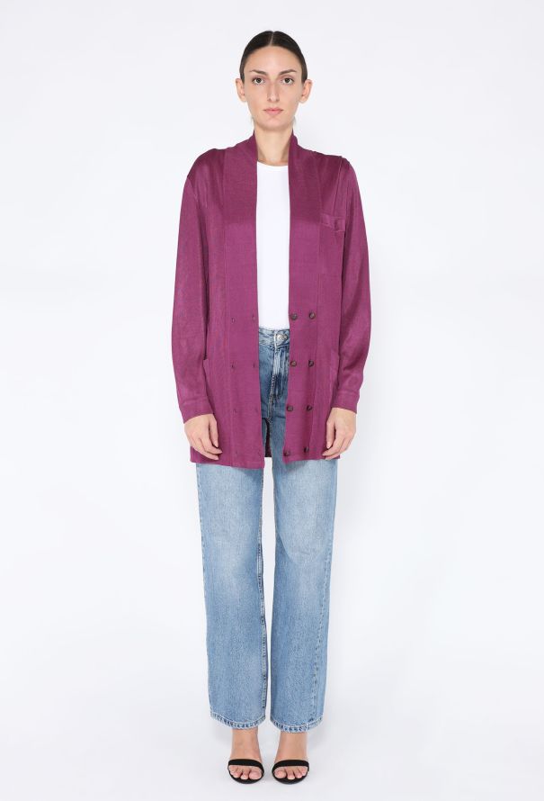 Alaïa S/S 1986 Double-Breasted Knit Cardigan - 6