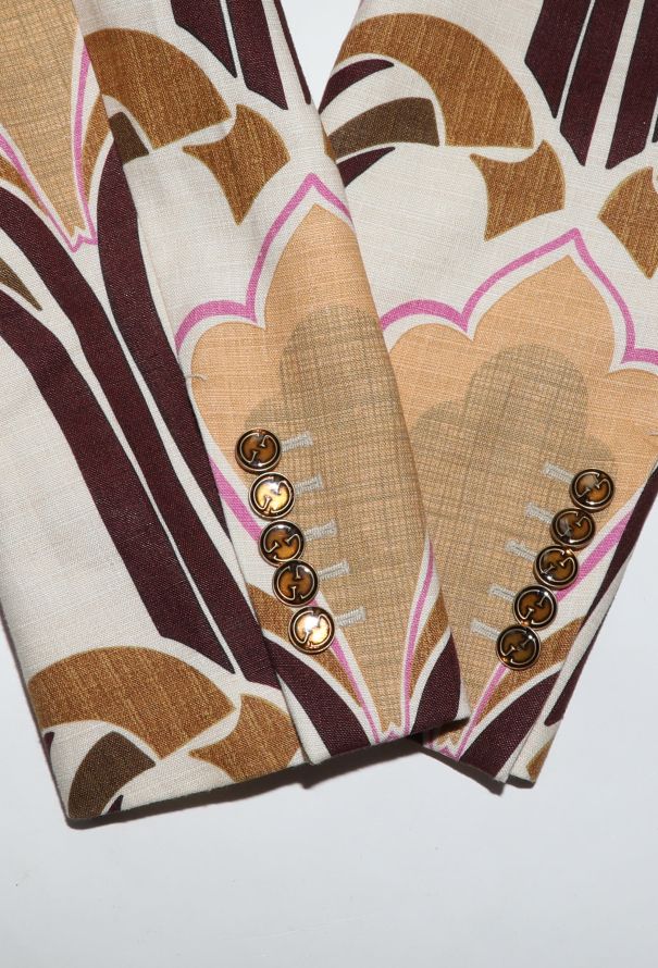 Gucci Art Nouveau Printed Suit, Pre-Fall 2022 - 12
