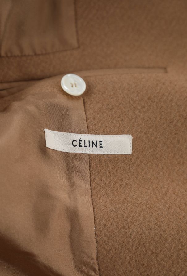 Céline Resort 2010 Camel Crombie Coat - 4