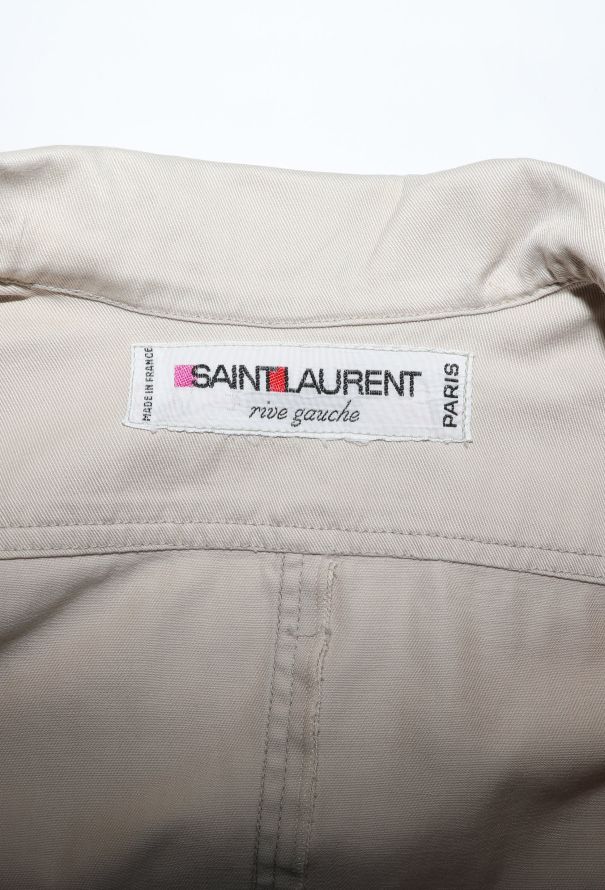 Saint Laurent RARE S/S 1973 Cinched Safari Jacket - 6 Saint Laurent RARE S/S 1973 Cinched Safari Jacket - 6