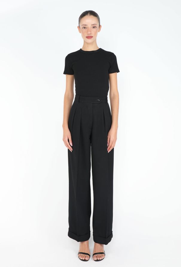 Alaïa Late '80s Classic Pleated Trousers - 1