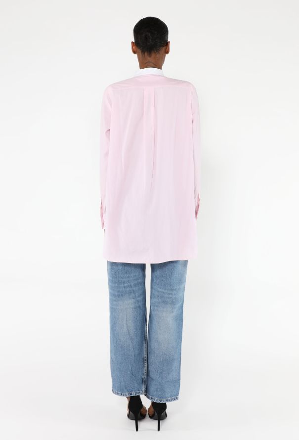 Céline Bicolor Cotton Tunic - 5